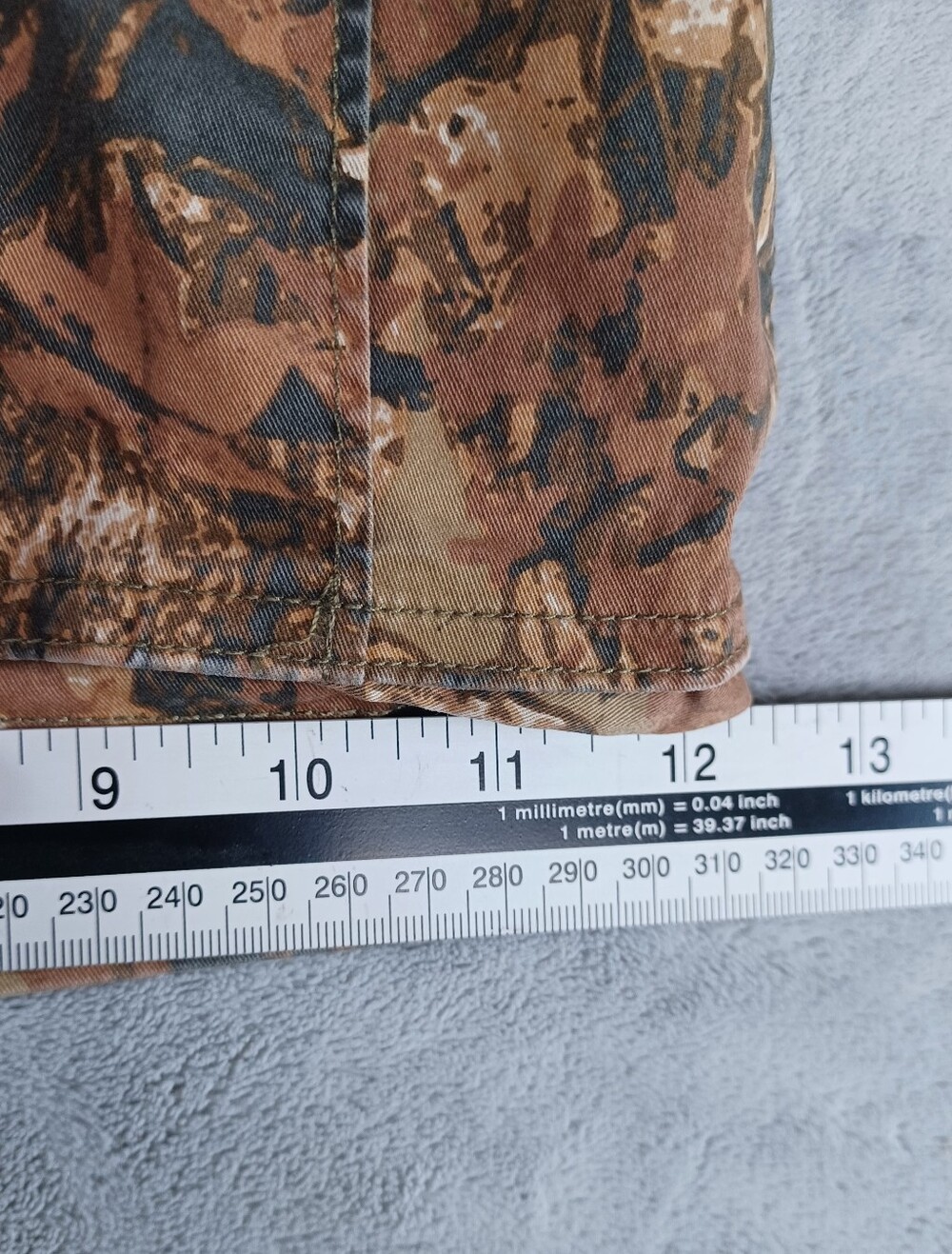 American Eagle Men's Camo Cargo Shorts 36 Utility Hunting Outdoor Relaxed Fit - Picture 15 of 15